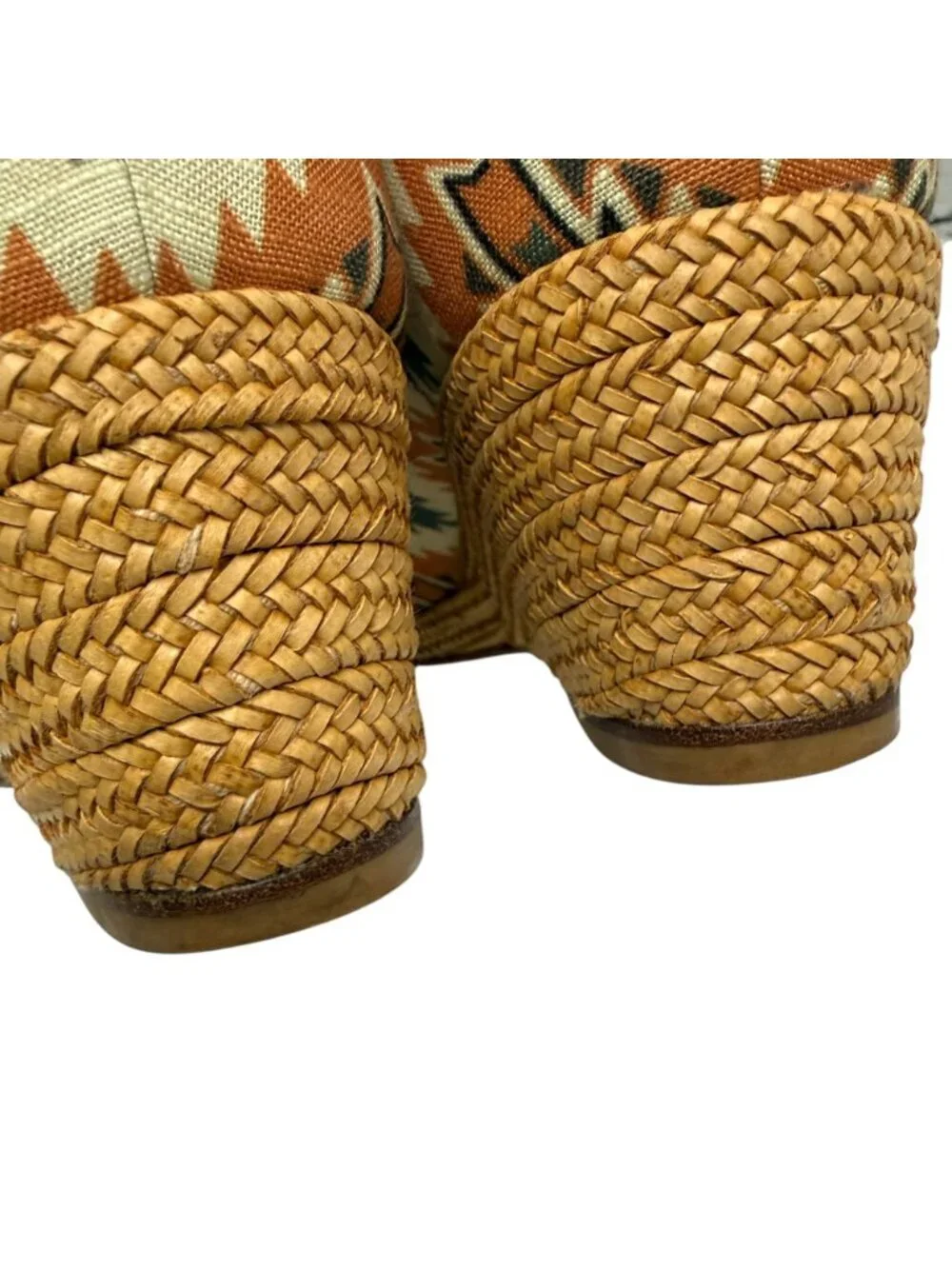 Stuart Weitzman Theodora & Callum Espadrilles Womens 8.5 Shoes Wedges Southwest